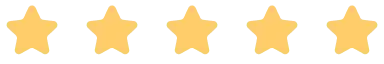 A row of five yellow stars on a checkered background, representing a perfect rating or high level of satisfaction
